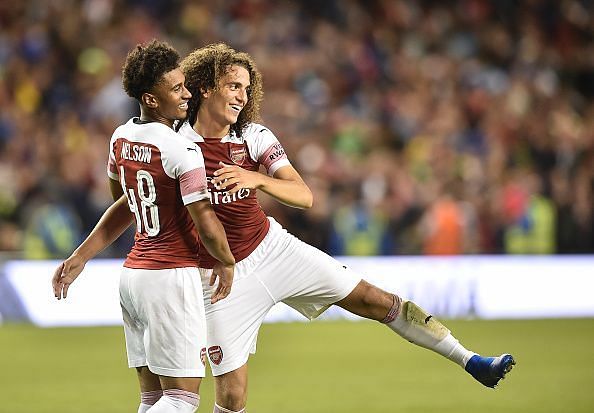 Reiss Nelson is making the most of his Bundesliga loan.